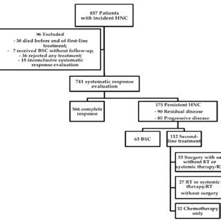 Overview Of Study Population Flow Chart Of The Course Of Disease In