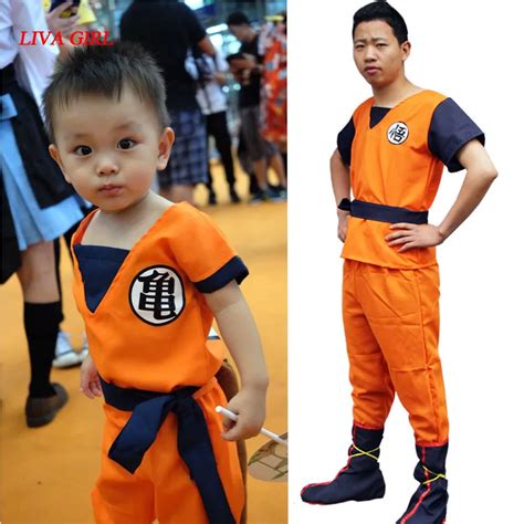 Adult Menschildrens Anime Dragon Ball Z Monkey Cosplay Costumes Boys