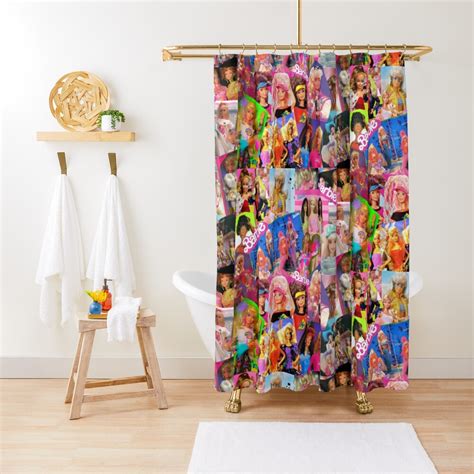 S Barbie Shower Curtain By Lunaralpaca Shower Curtain Curtains