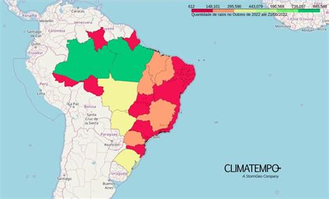 Outono de 2022 aumento de 57 7 de número de raios no Brasil