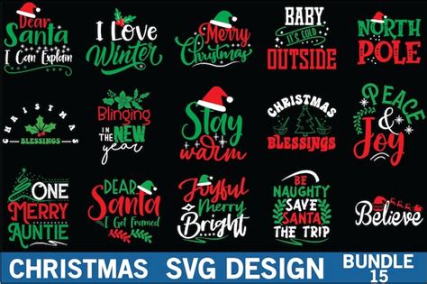 Premium Vector Christmas Svg Design Bundle