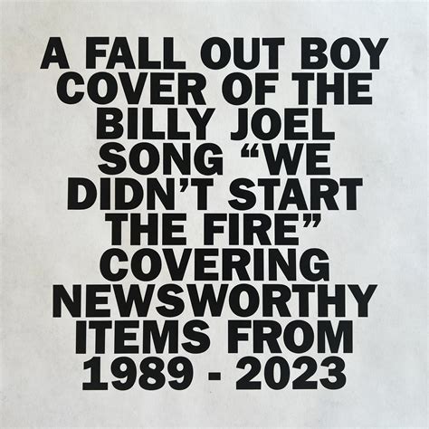 Fall Out Boy Album Cover