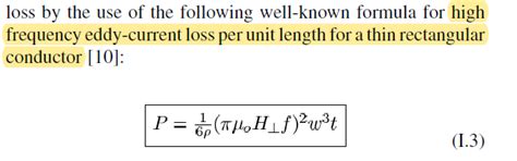 transformer - Eddy current loss formula - Electrical Engineering Stack Exchange