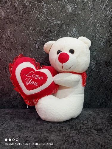 3 5 Inch White Fur Teddy Bear For Interior Decor At Best Price In