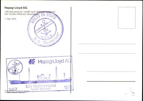 Ansichtskarte Postkarte HAPAG Lloyd AG M S Akpool De