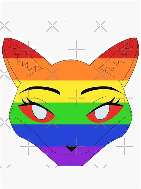 Queer Fox Sticker For Sale By Stardusthyde Redbubble