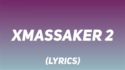 Asche Aschkobar Xmassaker Lyrics Youtube