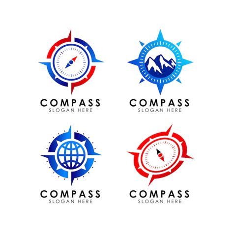 Premium Vector Compass Logo Icon Design Template