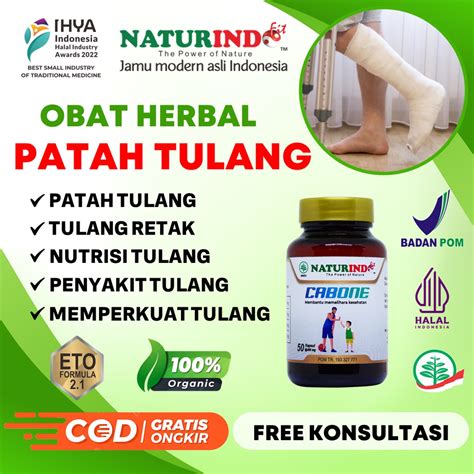 Jual Obat Patah Tulang Dan Retak Herbal Penyambung Perekat Nutrisi