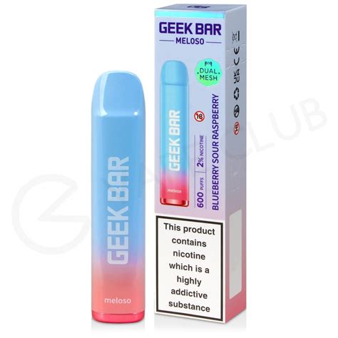 Blueberry Sour Raspberry Geek Bar Meloso Disposable | 3 for £10