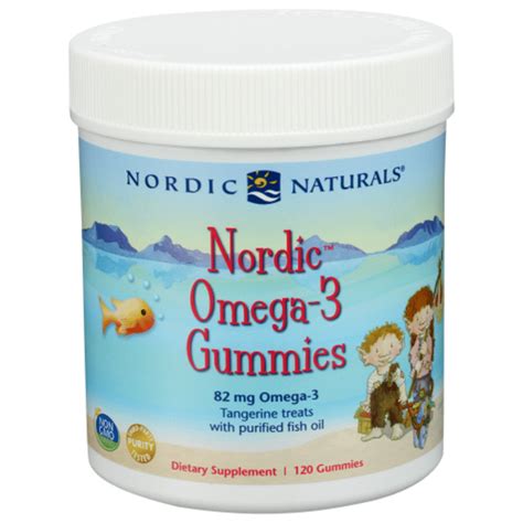 Nordic Naturals Nordic Omega-3 Gummies Dietary Supplement (120 ct ...