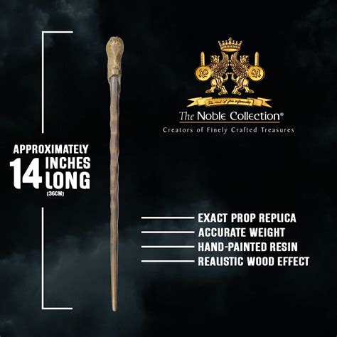 The Noble Collection Ron Weasley Wand In Ollivanders Box 14 Inch Ron Weasley Wand With Original