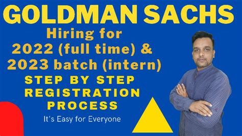 Goldman Sachs Hiring Batch Internship For Batch