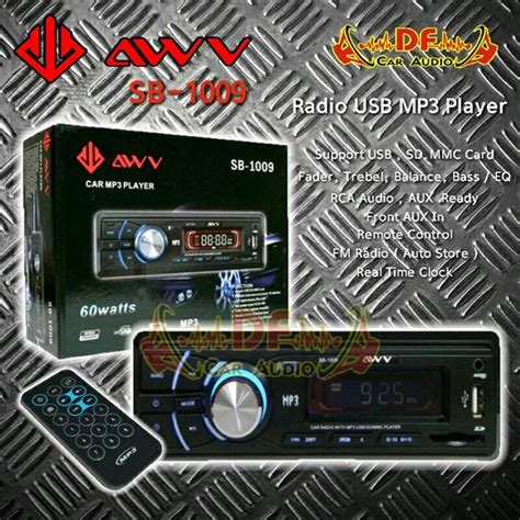 Jual Tape Mobil USB Mp3 Player Radio Singledin Head Unit Murah Di Lapak