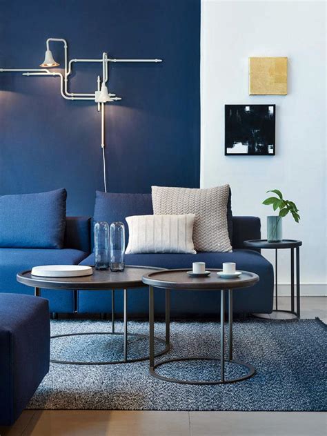 6 Modern Navy Blue Living Room Ideas - Dream House