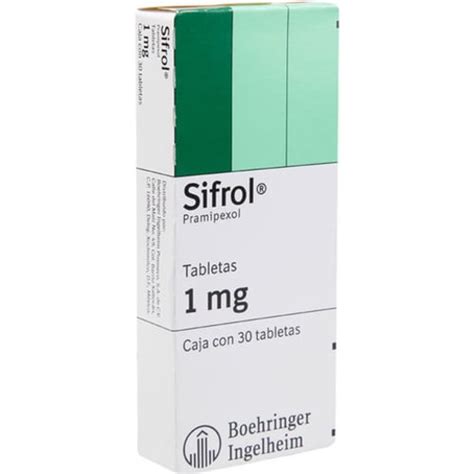 Comprar Sifrol Pramipexol 1 Mg Con 30 Tabletas Prixz