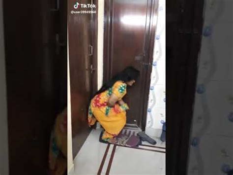 Desi Girl Peeing At Restrooms Door YouTube