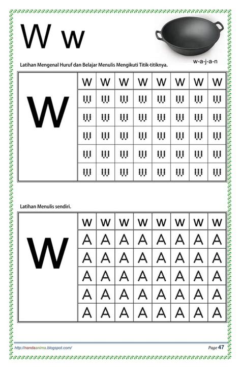 Belajar Mengenal Dan Menulis Huruf Abc Pdf