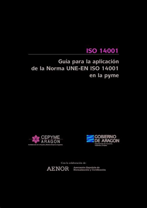 Pdf Iso 14001 Guía Para La Aplicación De La Norma Une En Iso 14001 Dokumentips