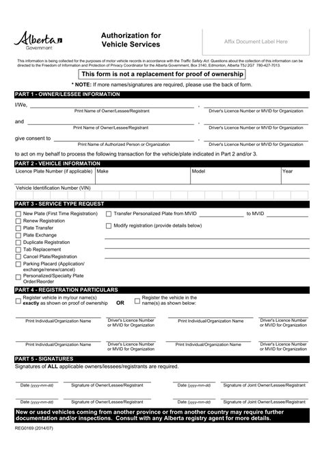 Alberta Consent Form Fillable Printable Forms Free Online