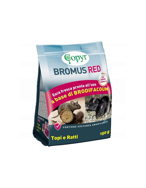 Veleno Per Topi Bromus Red Pasta Gr