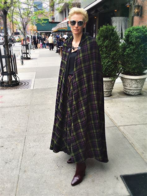 Tilda Swinton Street Style