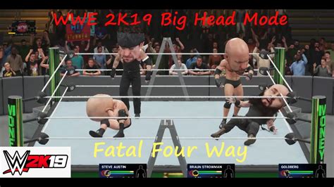 WWE 2K19 Big Head Mode YouTube