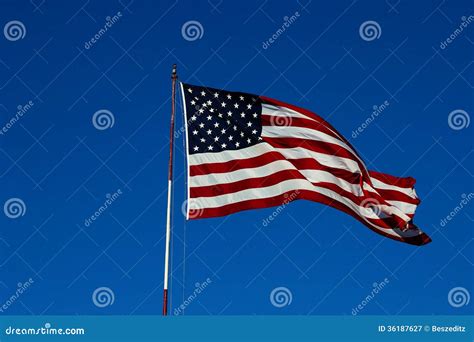 Us flag windy 1 stock image. Image of stripes, waving - 36187627