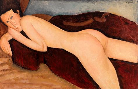 Reclining Nude From The Back By Amedeo Modigliani Kalligone