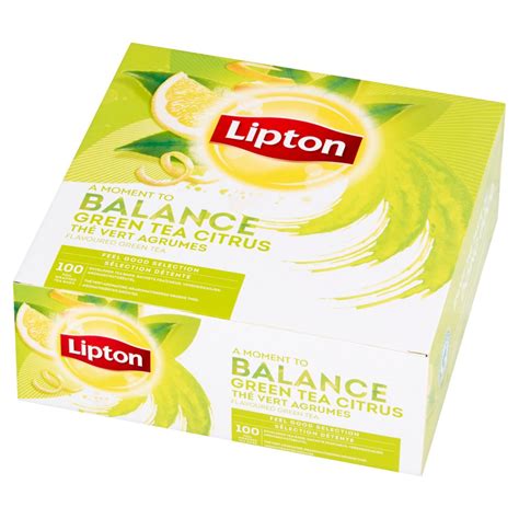 Herbata Zielona Lipton Cytrusowa 100 Szt Lipton Sklep EMPIK