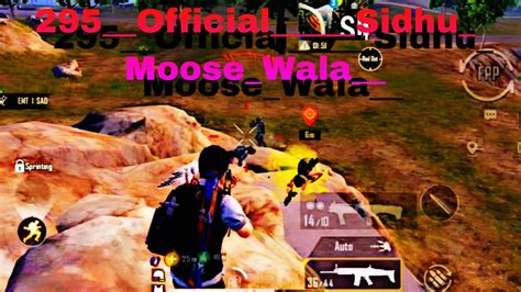 295 Official Sidhu Moose Wala Bgmi Muntag Mr Psycho Gaming YouTube