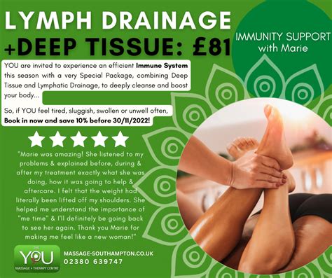 An Introduction To Lymph Drainage Massage For Immunity Southamptons