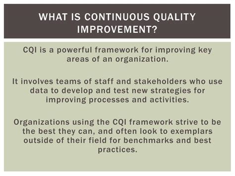 Ppt The Continuous Quality Improvement Model Powerpoint Presentation