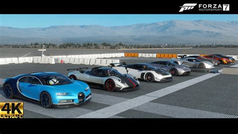 Fm Ultimate Drag Race Regera Venom Gt Chiron One Veyron Agera