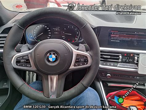 Bmw G30 Deri Direksiyon Kaplama Iskender Deri Direksiyon Kaplama