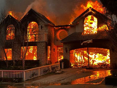 Los Angeles wildfires in photos: Multiple blazes rage across the city, leaving a path of destruction