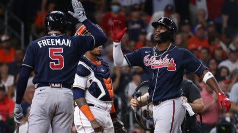 WATCH: Atlanta Braves' Jorge Soler makes World Series history in first at-bat