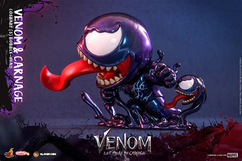 Hot Toys COSB Venom Let There Be Carnage Venom And Carnage Cosbaby S Bobble Head