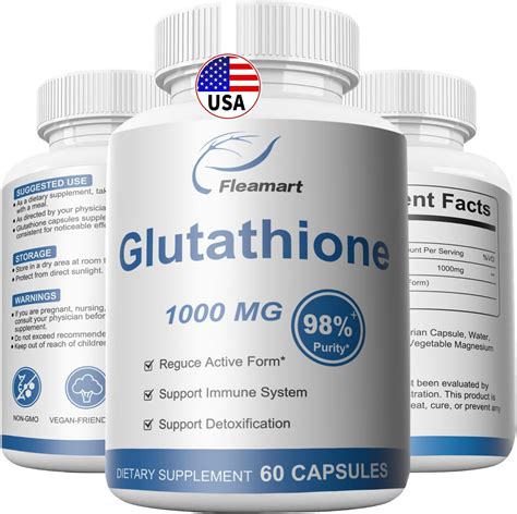 Amazon Premium Glutathione Reduced Glutathione Mg