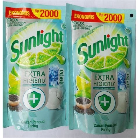 Jual Sunlight Habbatussauda Strawberry Lime New Pouch Sabun Cuci