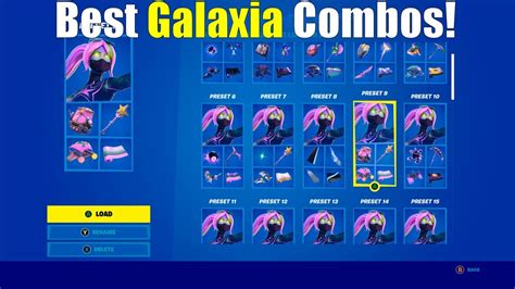 20 Best Galaxia Skin Combos Fortnite Battle Royale Youtube