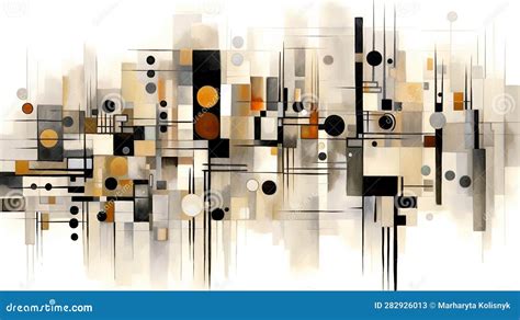 Background with Tan Abstract Shapes 1 Stock Image - Image of white ...