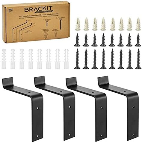 Brackit 4 Scaffold Shelf Brackets And Fixing Set Including Screws And