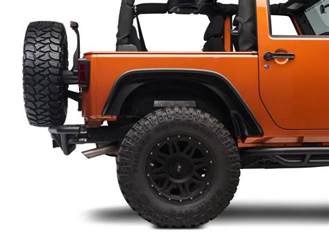 Redrock Rock Crawler Rear Bumper Textured Black 07 18 Jeep Wrangler