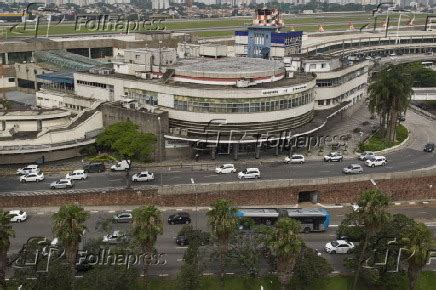 Folhapress Fotos Vista Da Fachada Do Aeroporto De Congonhas Sp