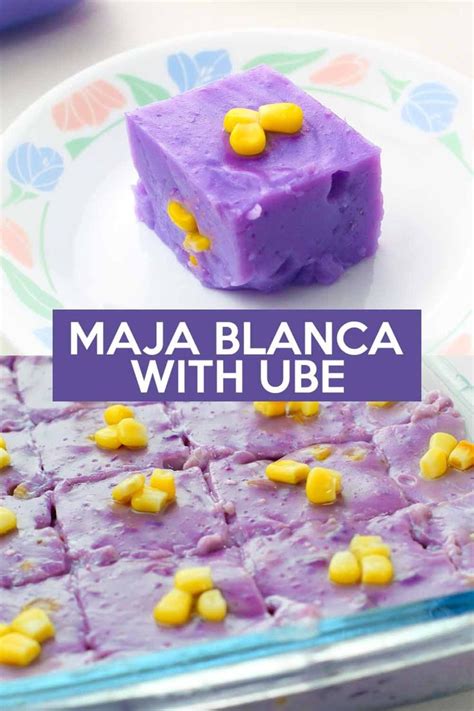 Filipino Ube Maja Blanca Recipe Sweet And Creamy Delight