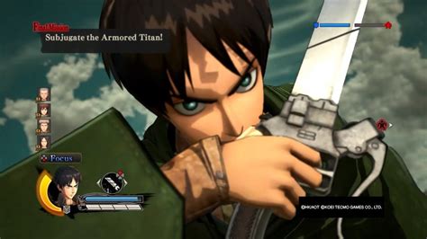 Attack On Titan Wings Of Freedom Eren Vs Reiner 99 Perfected Gear