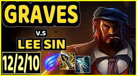 JUHAN GRAVES Vs LEE SIN 12 2 10 KDA JUNGLE GAMEPLAY KR Ranked