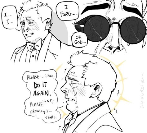 Flyingrotten Good Omens Book Cute Gay Crowley