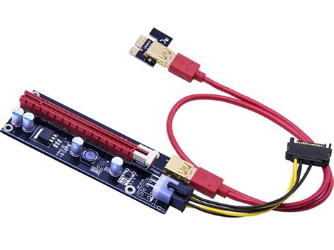 Powered Riser Pci E X A X Con Cable De Extensi N Usb De Cm